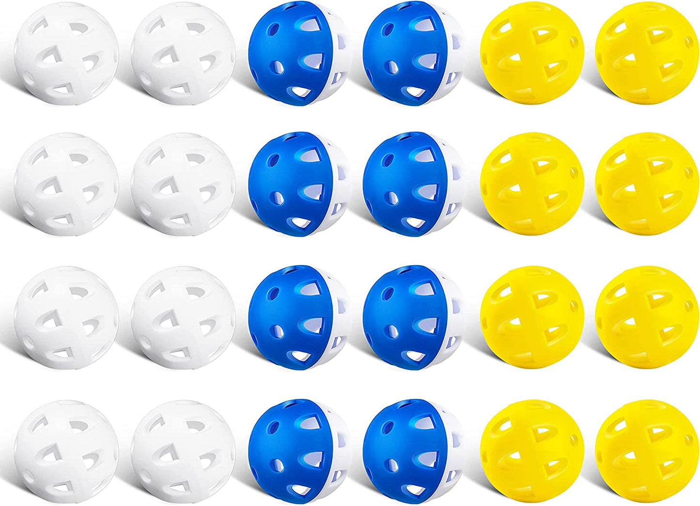 CHAMPKEY Limited Flight Practice Golf Balls | True Hitting Feeling and Side Spin Golf Training Balls