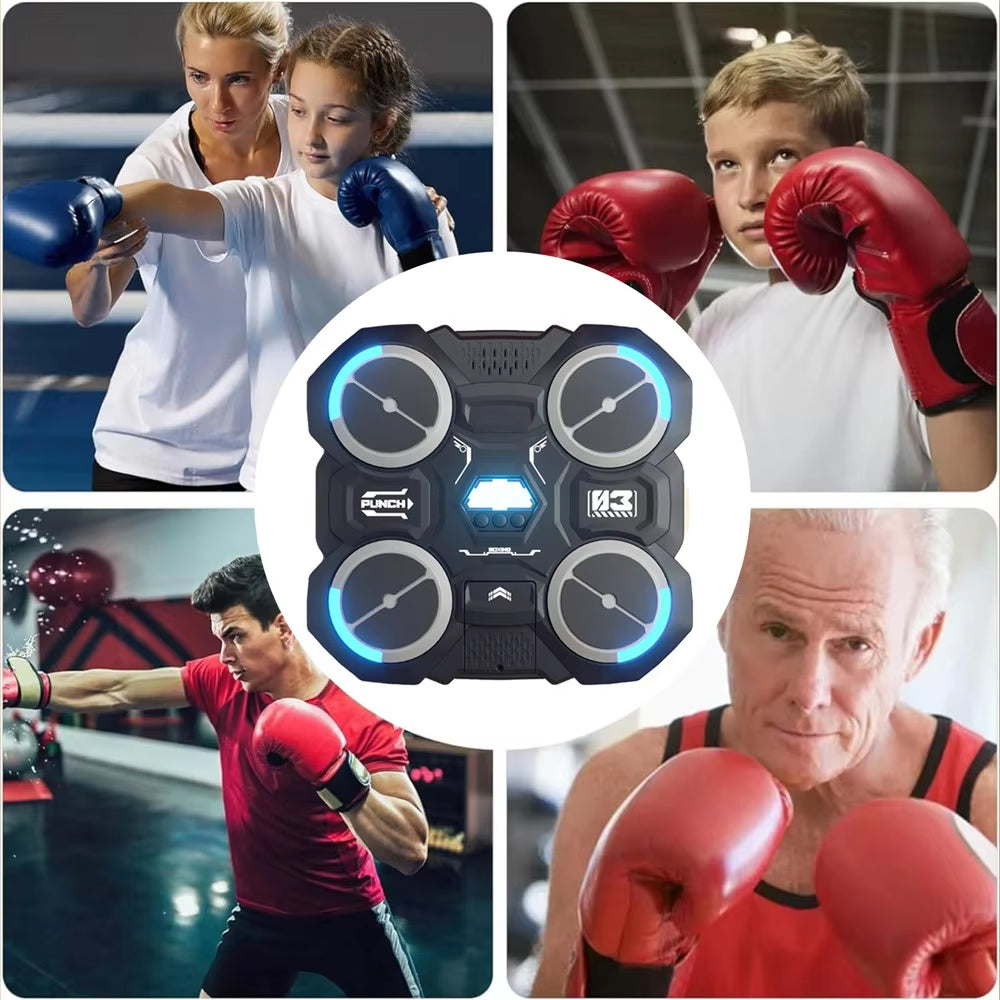 Bluetooth-Enabled Wall-Mounted Boxing Machine for Children - Interactive Music Experience