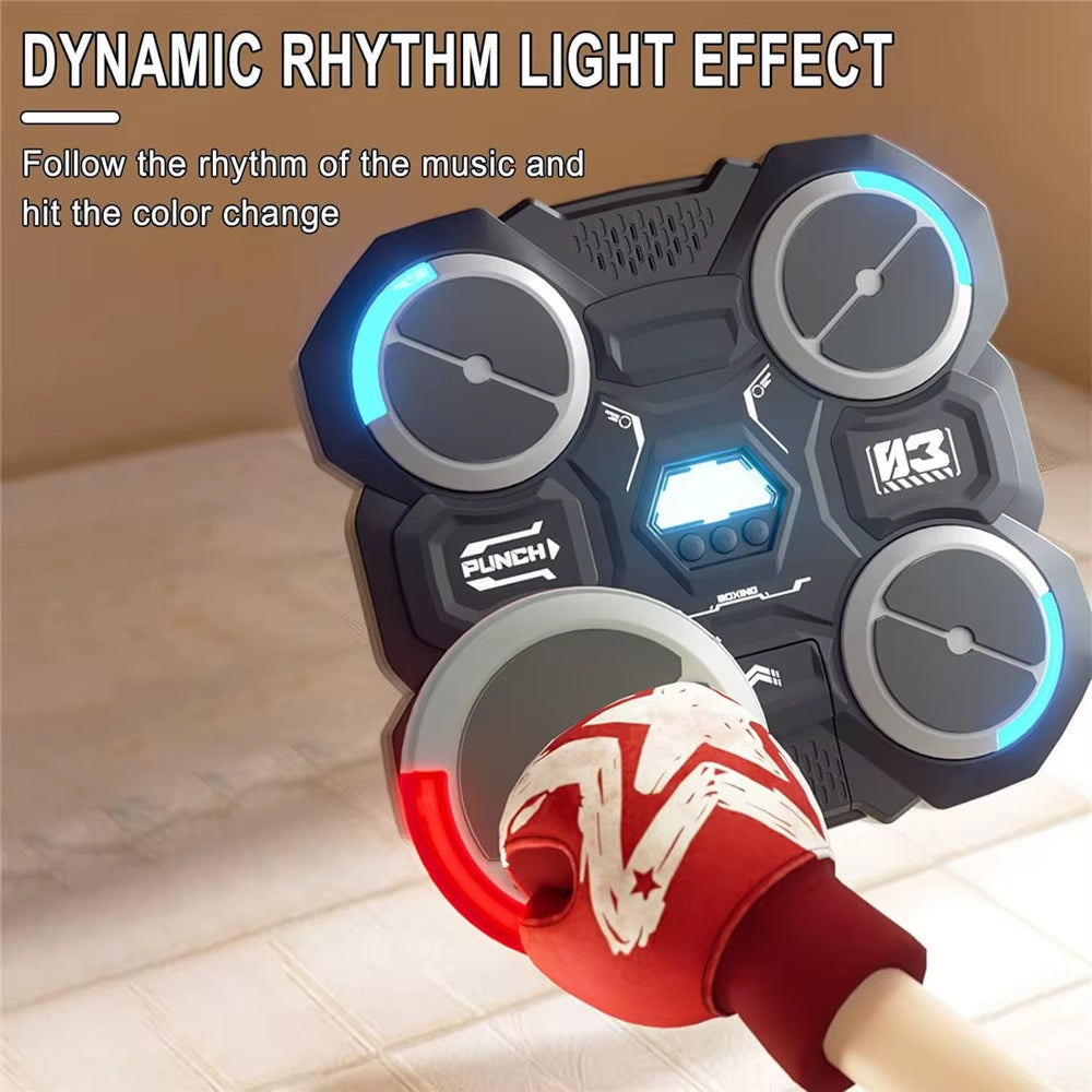 Bluetooth-Enabled Wall-Mounted Boxing Machine for Children - Interactive Music Experience