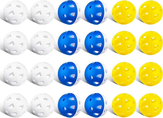 CHAMPKEY Limited Flight Practice Golf Balls | True Hitting Feeling and Side Spin Golf Training Balls