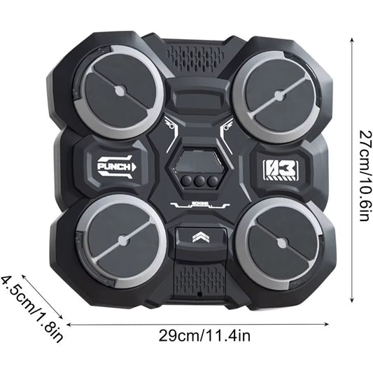 Bluetooth-Enabled Wall-Mounted Boxing Machine for Children - Interactive Music Experience